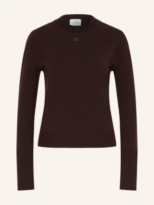 Courrèges Sweter rot CIEMNOCZERWONY