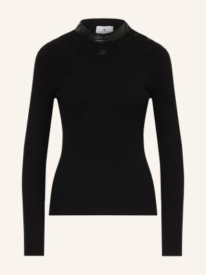 Courrèges Sweter schwarz CZARNY