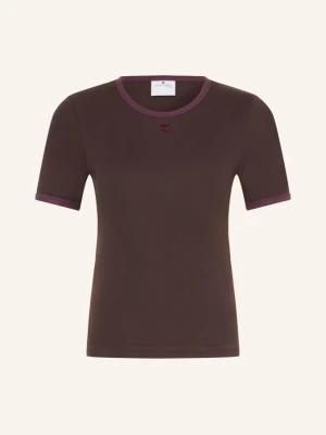 Courrèges T-Shirt braun brązowy