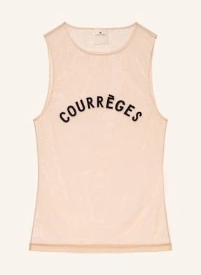 Courrèges Top Illusion beige