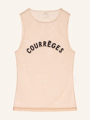 Courrèges Top Illusion beige