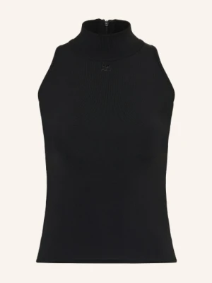 Courrèges Top schwarz