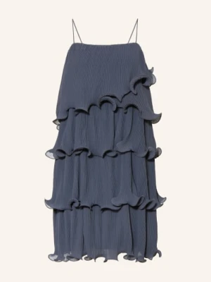 Cph Muse Sukienka Cmkira Z Falbanami blau