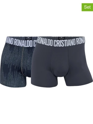 CR7 Bokserki (2 pary) w kolorze antracytowym rozmiar: L