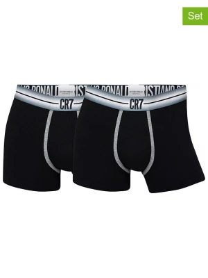 CR7 Bokserki (2 pary) w kolorze czarnym rozmiar: L