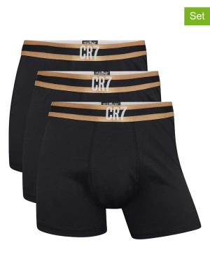 CR7 Bokserki (3 pary) w kolorze czarnym rozmiar: L