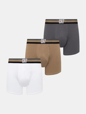 CR7 Cristiano Ronaldo bokserki męskie bawełniane z elastanem 3-pack