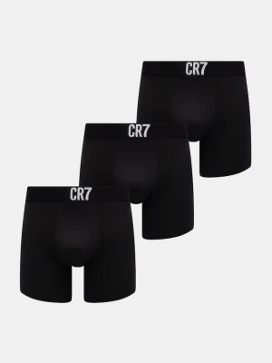 CR7 Cristiano Ronaldo bokserki męskie x MODAL CONCEPT 3-pack czarny