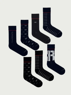 CR7 Cristiano Ronaldo skarpety męskie 7-pack czarny