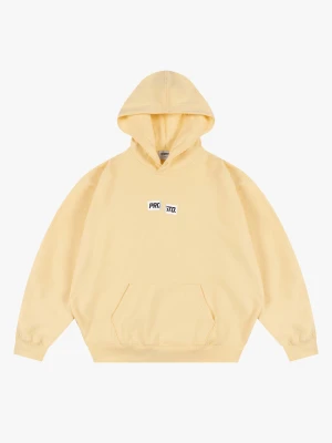Crack Box bluza z kapturem regular męska żółta Klasyk
