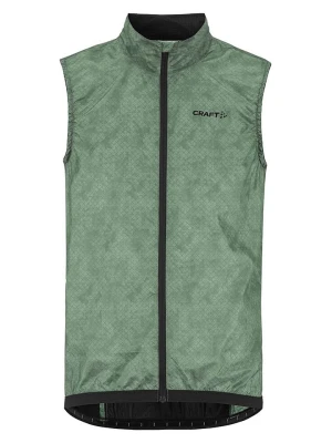 Craft Kamizelka kolarska "Pro Gravel Wind" w kolorze zielonym rozmiar: XXL