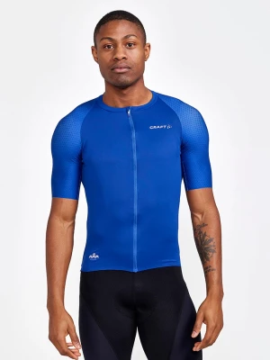 Craft Koszulka kolarska "ADV Aero Jersey" w kolorze niebieskim rozmiar: L