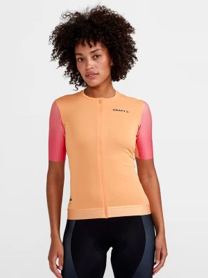 Craft Koszulka kolarska "ADV Aero Jersey" w kolorze pomarańczowym rozmiar: S