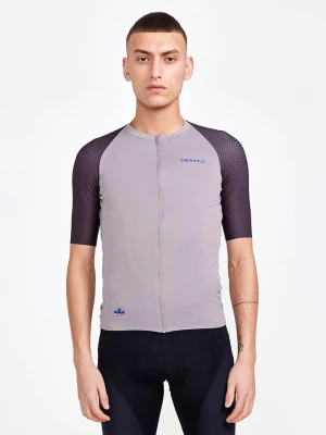 Craft Koszulka kolarska "ADV Aero Jersey" w kolorze szaro-granatowym rozmiar: L
