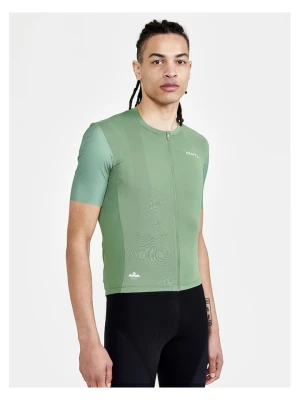Craft Koszulka kolarska "ADV Aero" w kolorze zielonym rozmiar: L