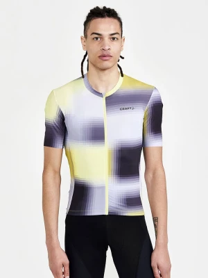 Craft Koszulka kolarska "ADV Aero" w kolorze żółto-czarnym rozmiar: XL
