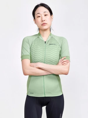 Craft Koszulka kolarska "ADV Endur" w kolorze zielonym rozmiar: M