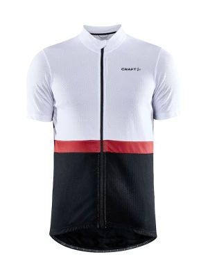 Craft Koszulka kolarska "Core Endur" w kolorze biało-czarnym rozmiar: XL