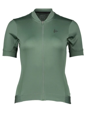 Craft Koszulka kolarska "Core Essence" w kolorze zielonym rozmiar: S