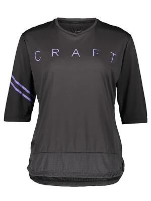 Craft Koszulka kolarska "Core Offroad" w kolorze antracytowo-fioletowym rozmiar: S