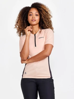 Craft Koszulka kolarska "Core Offroad" w kolorze jasnoróżowo-granatowym rozmiar: S