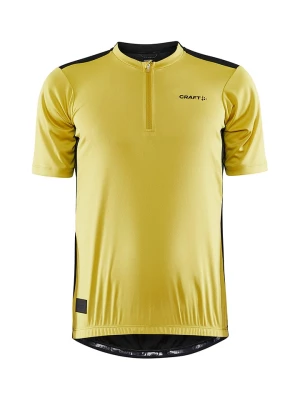 Craft Koszulka kolarska "Core Offroads" w kolorze czarno-żółtym rozmiar: M