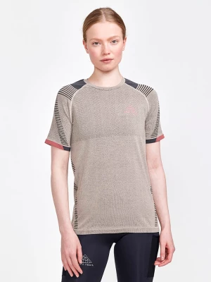 Craft Koszulka "Pro Trail Fuseknit" w kolorze beżowym do biegania rozmiar: M