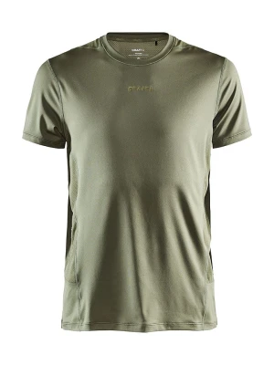Craft Koszulka sportowa "ADV Essence" w kolorze khaki rozmiar: S