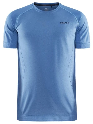 Craft Koszulka sportowa "Core Dry Active" w kolorze niebieskim rozmiar: M