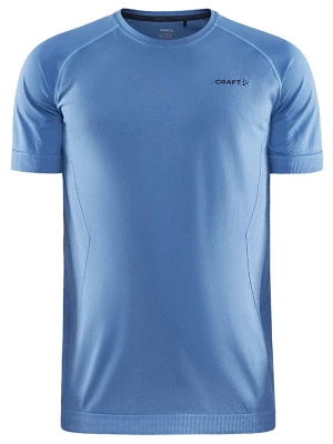 Craft Koszulka sportowa "Core Dry Active" w kolorze niebieskim rozmiar: L