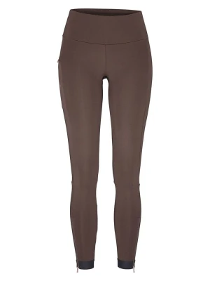 Craft Legginsy "Pro Trail" w kolorze brązowym do biegania rozmiar: S