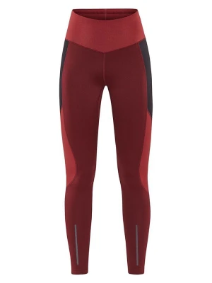 Craft Legginsy sportowe "ADV Essence Warm" w kolorze czerwonym rozmiar: L