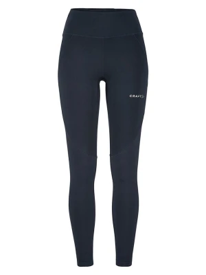 Craft Legginsy sportowe "ADV Essence Warm" w kolorze granatowym rozmiar: L