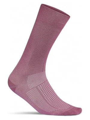 Craft Skarpety kolarskie "Essenceock" w kolorze szaroróżowym rozmiar: 40-42