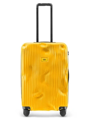 Crash Baggage walizka STRIPE Medium size 68x45x26 cm kolor żółty CB152