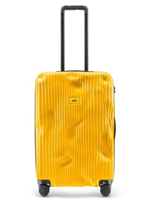 Crash Baggage walizka STRIPE Medium Size 66x43x26 cm kolor żółty CB152