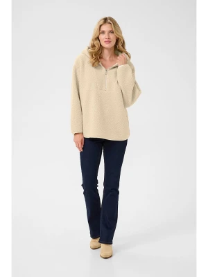 Cream Bluza polarowa "Bami" w kolorze beżowym rozmiar: L