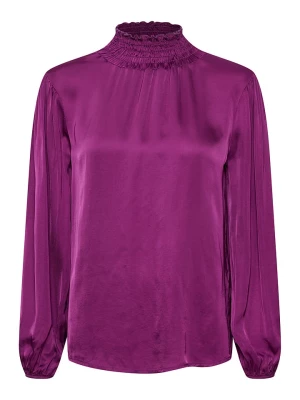 Cream Bluzka "Anamona" w kolorze fioletowym rozmiar: L/XL