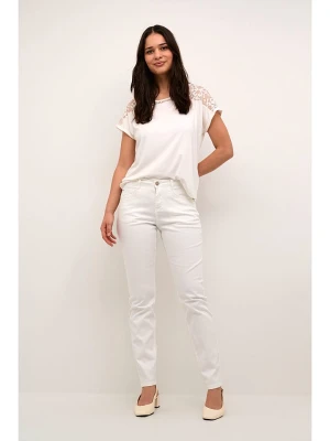 Cream Dżinsy - Slim fit - w kolorze białym rozmiar: W29/L30