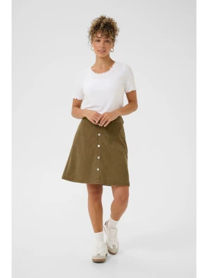 Cream Spódnica sztruksowa w kolorze khaki rozmiar: 44