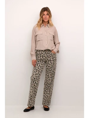 Cream Spodnie "Leona" w kolorze beżowo-brązowym rozmiar: W31/L32