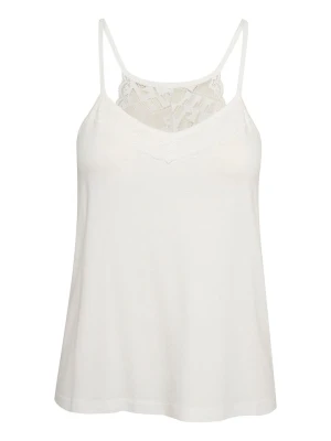 Cream Top "Trulla" w kolorze białym rozmiar: S