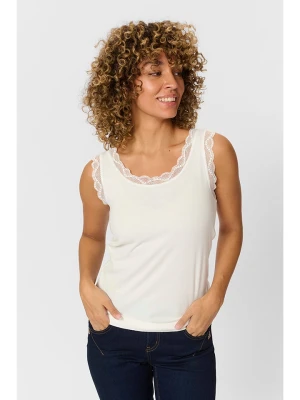 Cream Top w kolorze białym rozmiar: L