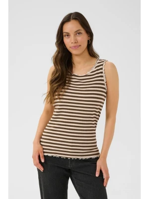 Cream Top w kolorze kremowo-brązowym rozmiar: S