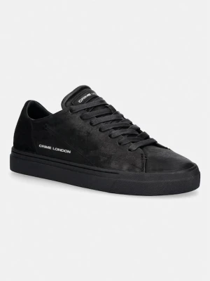 Crime London AMUSE sneakersy męskie skórzane czarny