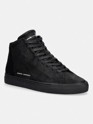 Crime London KANE sneakersy męskie nubukowe czarny