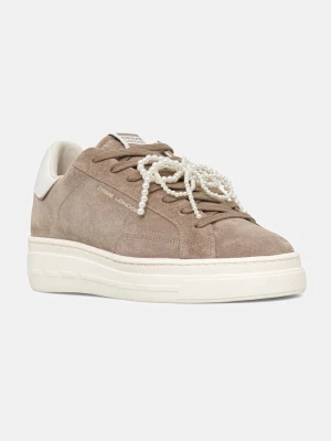 Crime London NEW ELEVATE sneakersy damskie zamszowe beżowy