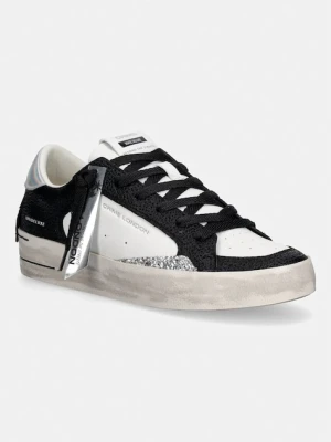 Crime London SK8 DELUXE sneakersy damskie skórzane czarny