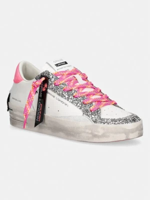 Crime London SK8 DELUXE WEDGE sneakersy damskie biały