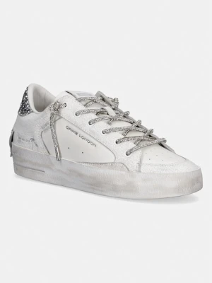 Crime London SK8 DELUXE WEDGE sneakersy damskie skórzane